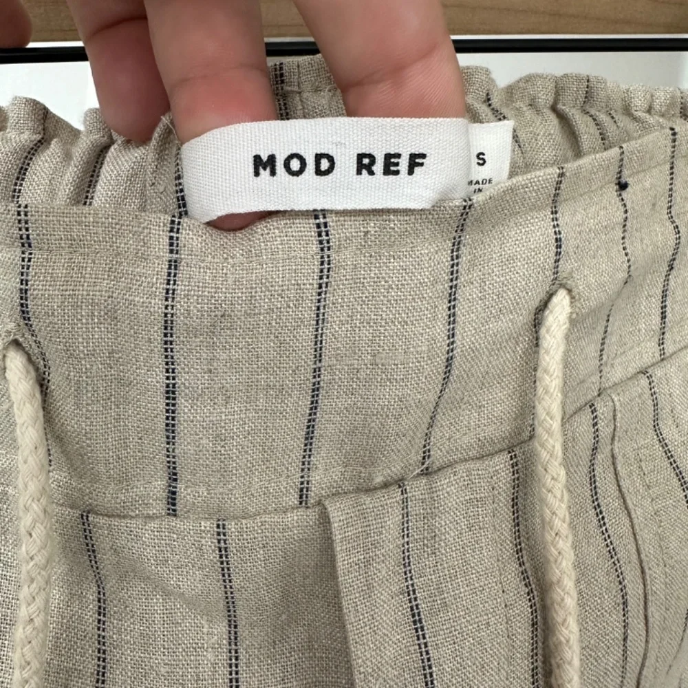Mod Ref Stripped Pants - Beige - Size Small - Picture 5 of 5